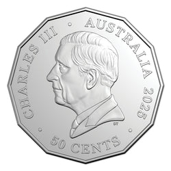 50c 2025 Steam Train Giants Seven Coin Set