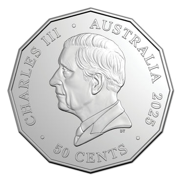 50c 2025 Steam Train Giants - The Commonwealth Railways CR-G1