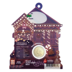 $1 2025 Bluey Christmas Coloured UNC