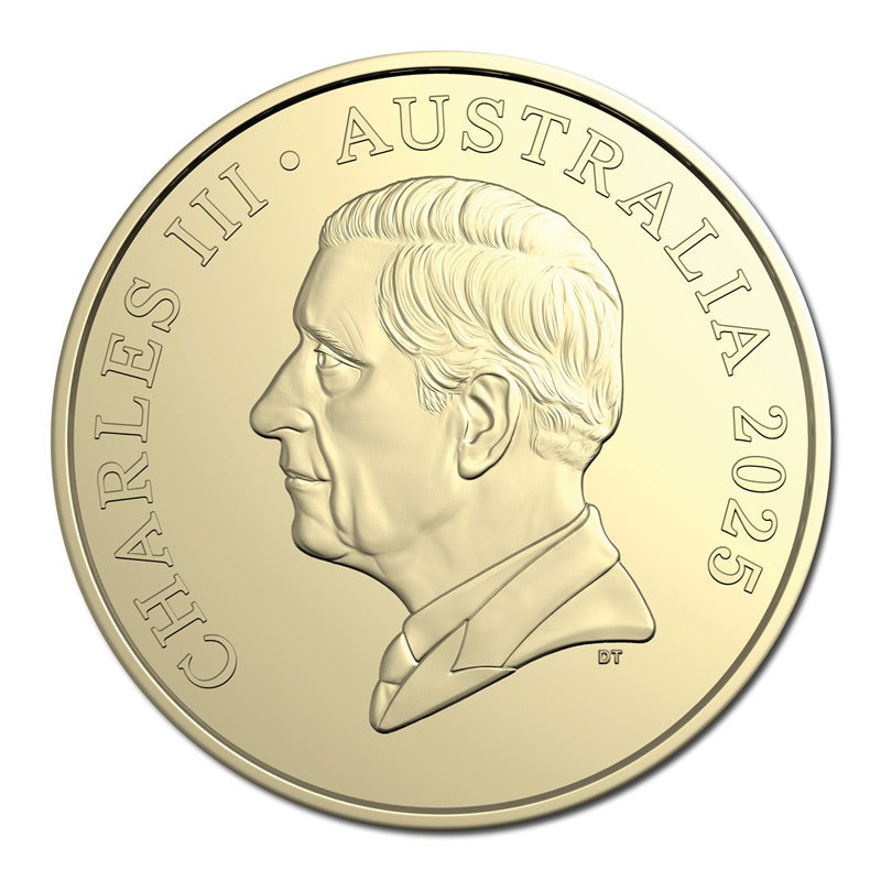 $1 2025 Bluey Christmas Coloured UNC