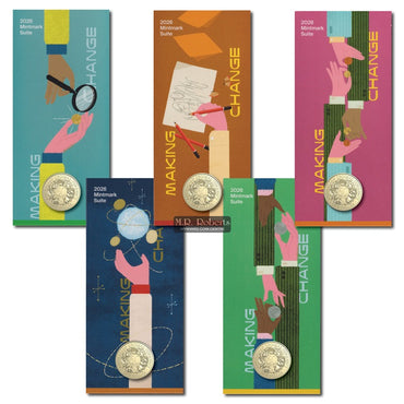 $1 2026 60th Anniversary Decimal Currency 'C' Mintmark Set of 5 - PRE-ORDER