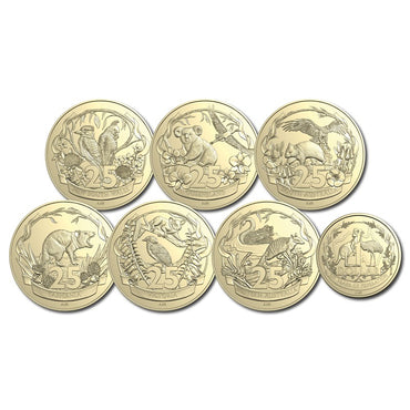 25c/$1 2026 125 Years of Federation Seven Coin Collection - LIMIT 1