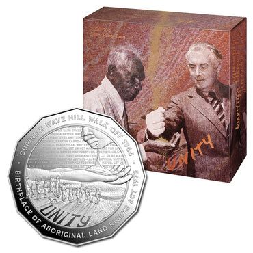 50c 2026 Unity: Wave Hill Walk Off 60th & Aboriginal Land Rights 50th Anniversary Silver Proof