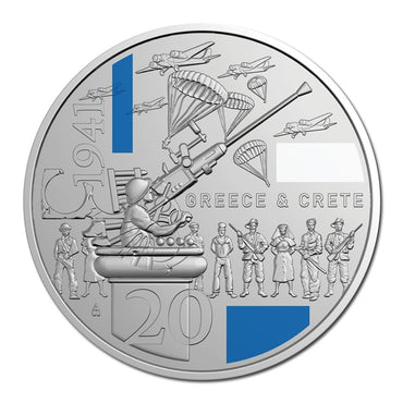20c 2026 Service Amid Strife - Greece & Crete UNC