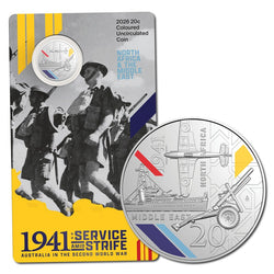 20c 2026 Service Amid Strife - North Africa & Middle East UNC