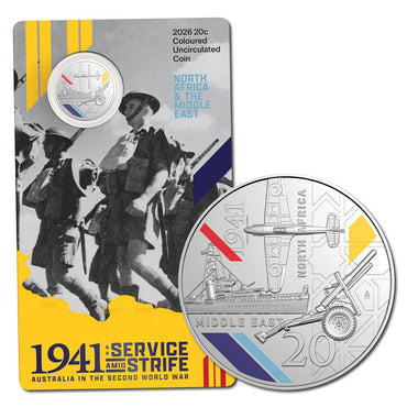 20c 2026 Service Amid Strife - North Africa & Middle East UNC