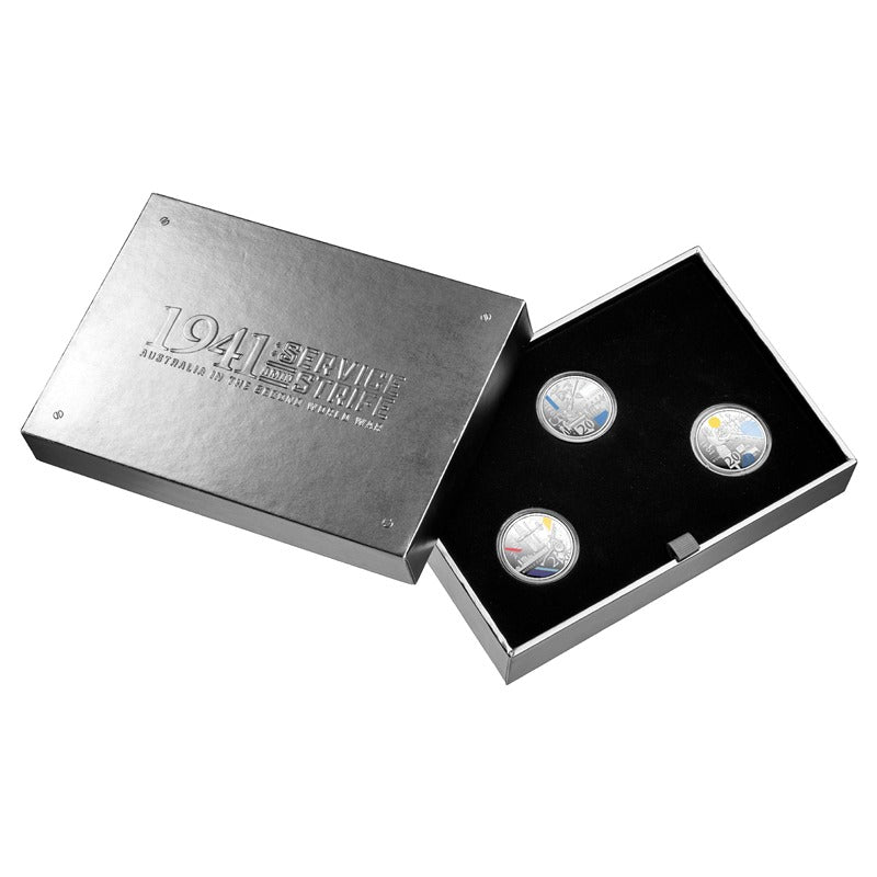 20c 2026 Service Amid Strife 1941 3 Coin Silver Proof Set - LIMIT 1