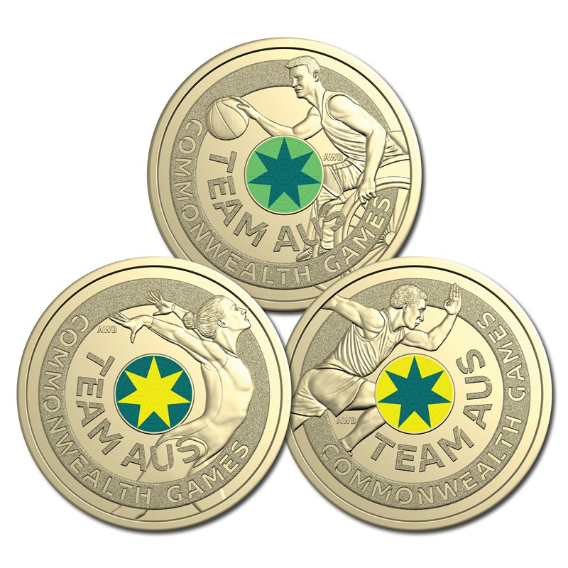 $2 2026 Commonwealth Games Team Three Coin Set - LIMIT 3