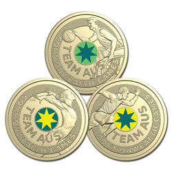 $2 2026 Commonwealth Games Team Three Coin Set - LIMIT 3