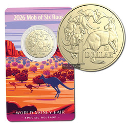 $1 2026 Mob of Six Roos - Brandenburg Gate Privy WMF Berlin