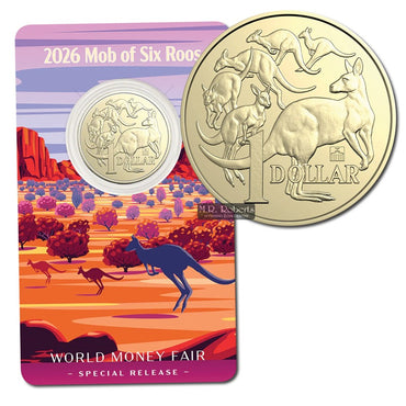 $1 2026 Mob of Six Roos - Brandenburg Gate Privy WMF Berlin