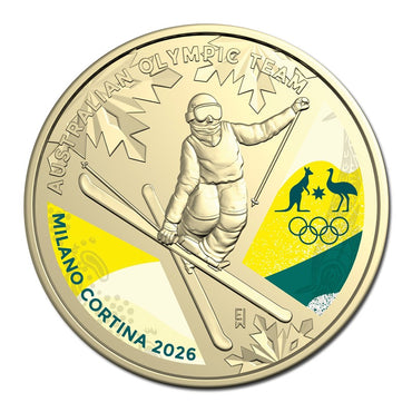 $1 2026 Winter Olympics Coloured UNC - LIMIT 2