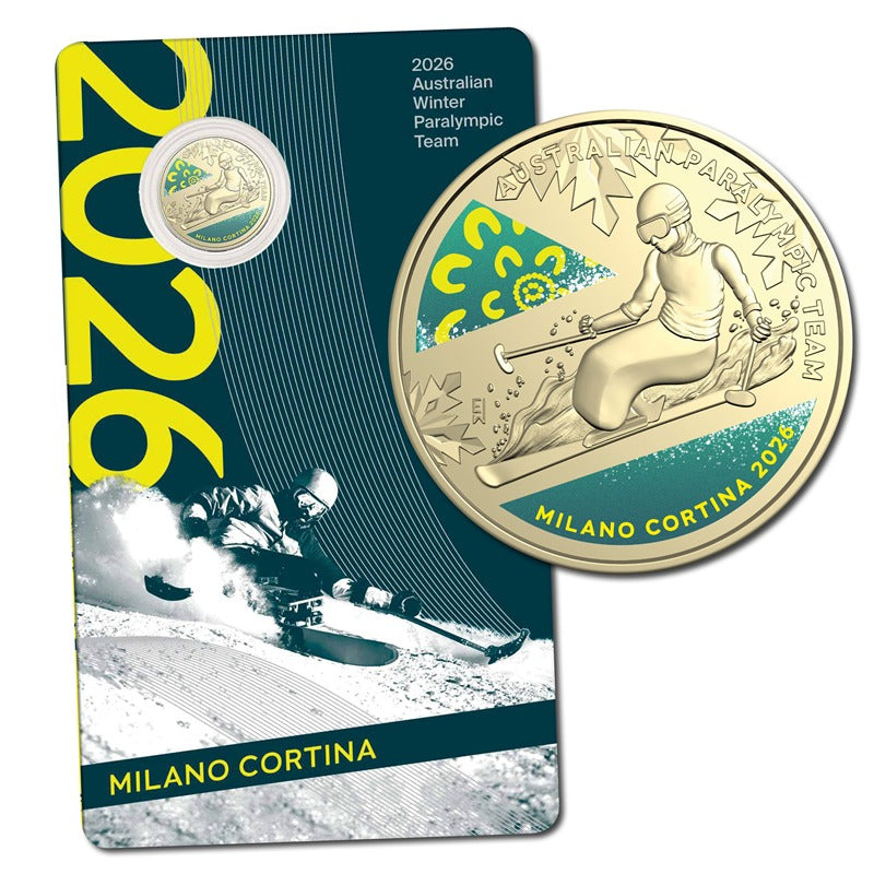 $1 2026 Winter Paralympics Coloured UNC - LIMIT 2