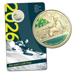 $1 2026 Winter Paralympics Coloured UNC - LIMIT 2