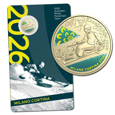 $1 2026 Winter Paralympics Coloured UNC