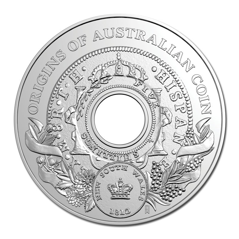 $1 2026 Origins of Australian Coin - Holey Dollar UNC