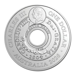 $1 2026 Origins of Australian Coin - Holey Dollar UNC