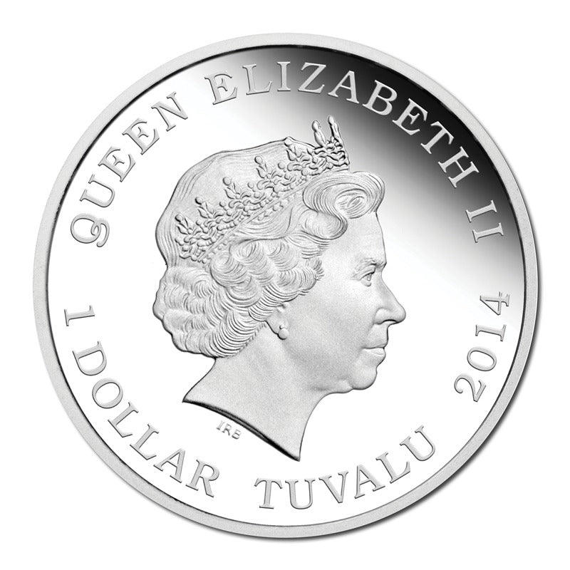 Tuvalu 2014 Lunar Good Fortune 1oz Proof Two Coin Set
