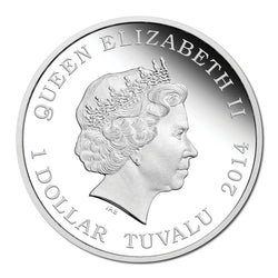 Tuvalu 2014 Lunar Good Fortune 1oz Proof Two Coin Set