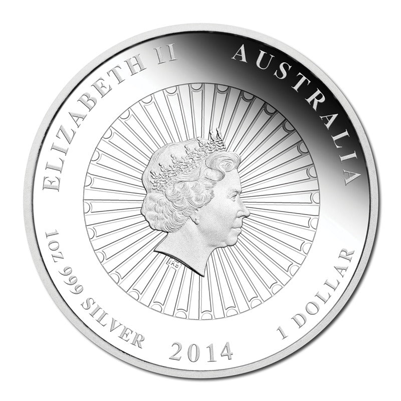 2014 Australian Abalone Shell 1oz Silver Proof