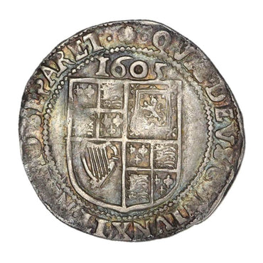 England 1605 King James I Silver Sixpence EF S.2658