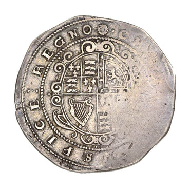 England 1642-1643 N/D Charles I Silver Crown F-VF