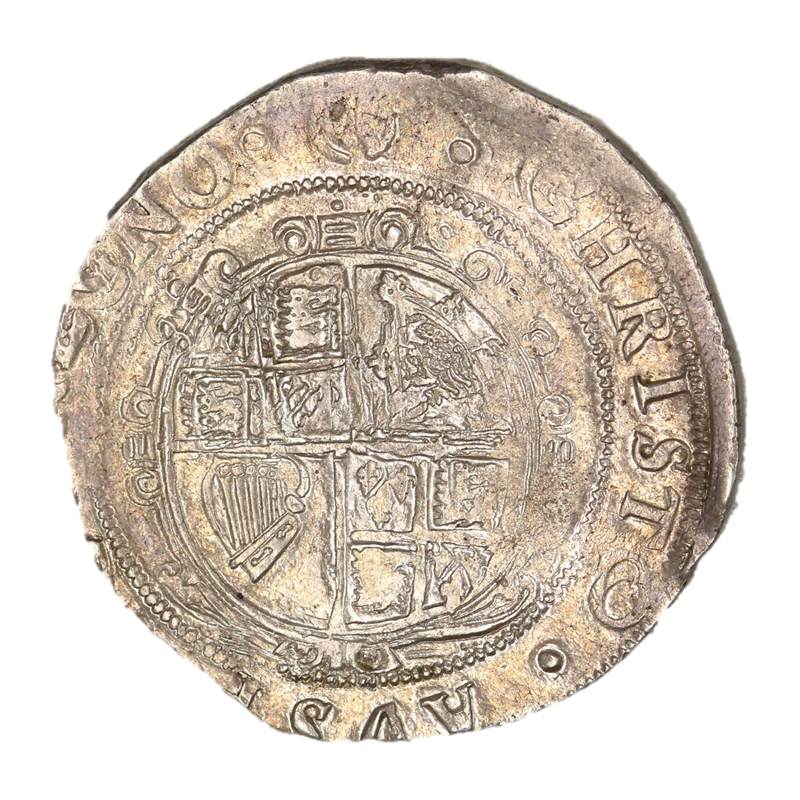 England 1644-1645 Charles I Silver Halfcrown EF