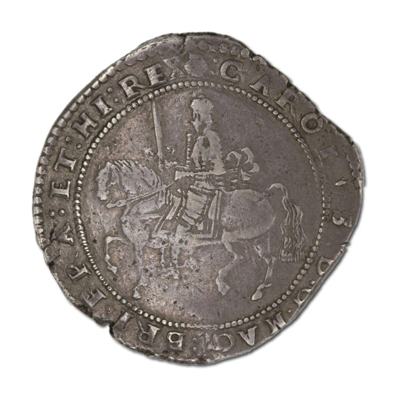 England 1644 Charles I Silver Crown VF