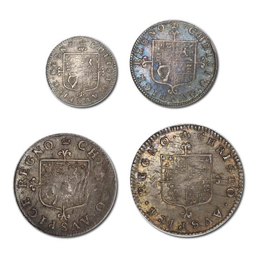 Great Britain (1660-1662) Undated Charles II Maundy Set