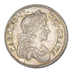 Great Britain 1679 Charles II Silver Crown VF+