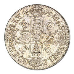 Great Britain 1679 Charles II Silver Crown VF+