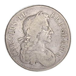 Great Britain 1682/1 Overdate Charles II Silver Crown