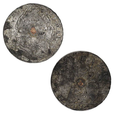 Great Britain 1692 William & Mary Bimetallic Farthing