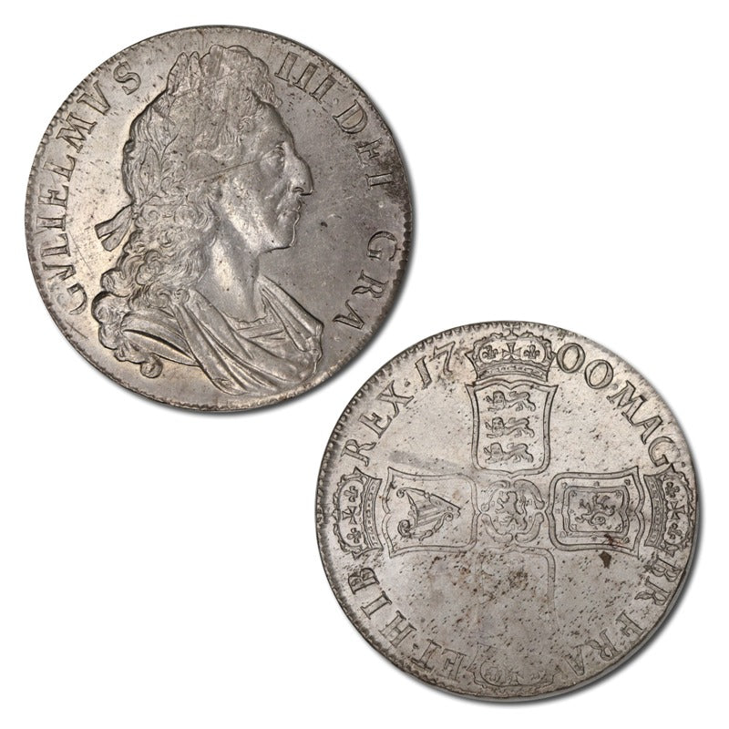 Great Britain 1700 William III Silver Crown