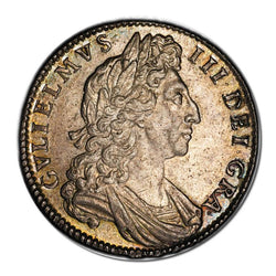 Great Britain 1700 William III Silver Halfcrown