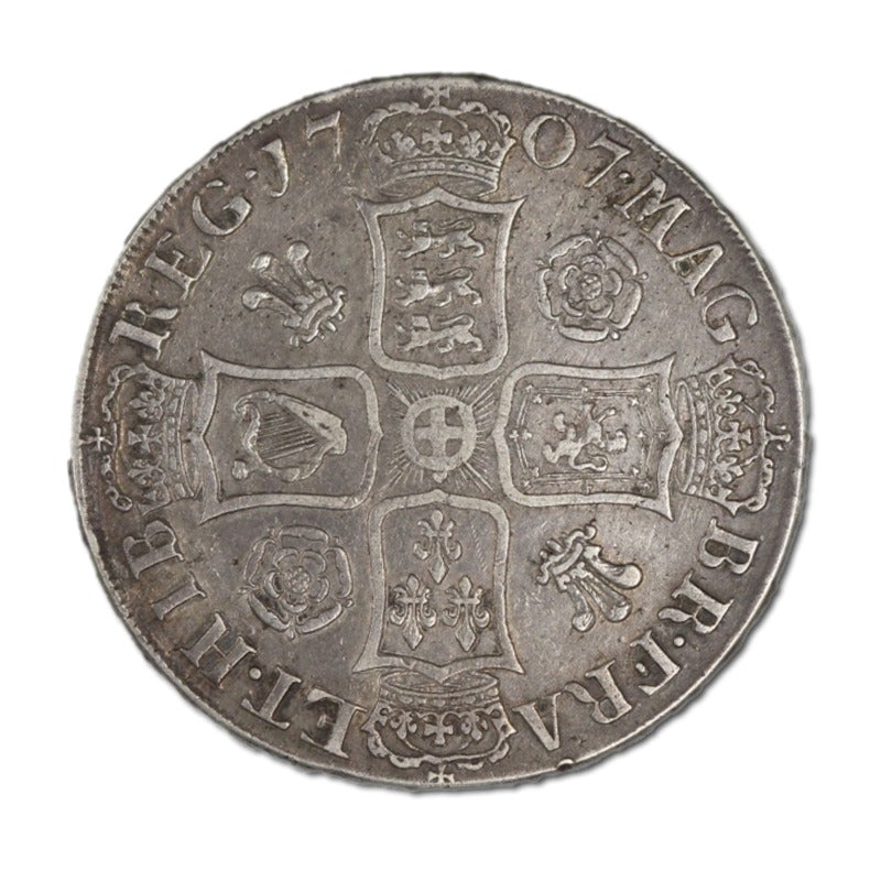 Great Britain 1707 Queen Anne Silver Crown