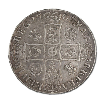 Great Britain 1707 Queen Anne Silver Crown