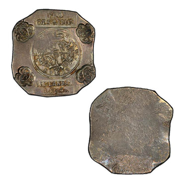 German States, Landau 1713 Silver Klippe 1 Florin 4 Kreuzer