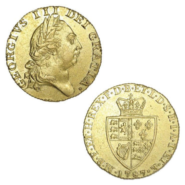 Great Britain 1787 George III Gold Spade Guinea VF+