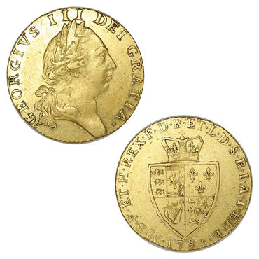 Great Britain 1788 George III Gold Spade Guinea VF