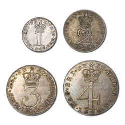 Great Britain 1800 George III Maundy Set VF-EF
