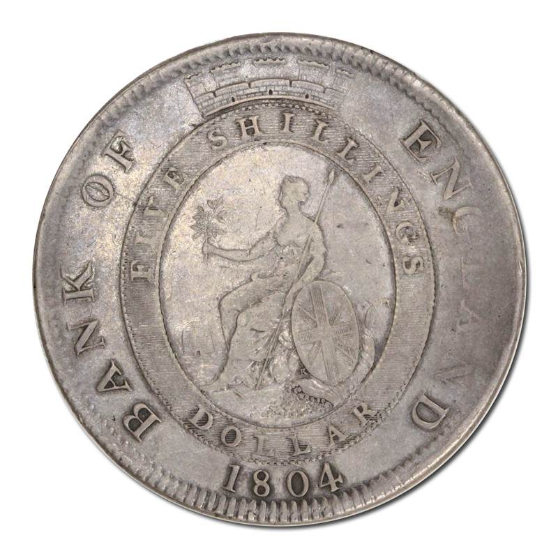 Great Britain 1804 Bank of England George III Silver Dollar