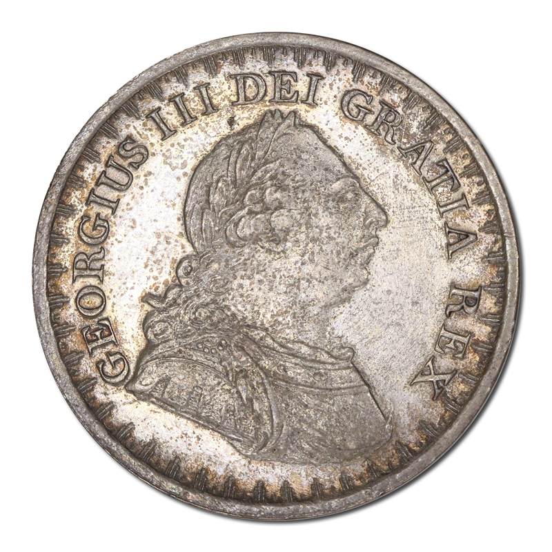 Great Britain 1811 George III Silver 3 Shillings VF/EF