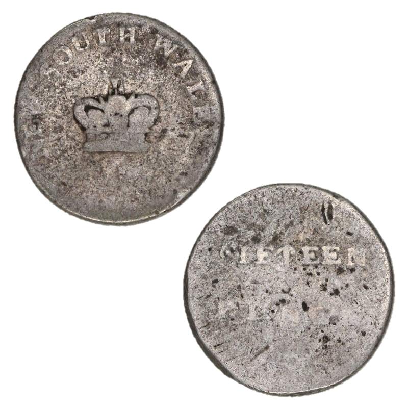 New South Wales 1813 Fifteen Pence (Dump) E/3