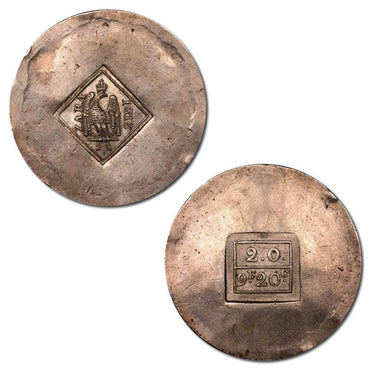 Croatia, Zara Occupation 1813 9 Francs-20 Centimes