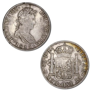 Mexico 1816 Ferdinand VII J.J Silver 8 Reales