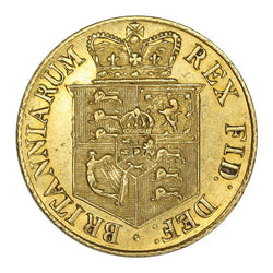 Great Britain 1817 George III Gold Half Sovereign EF