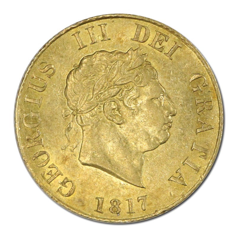 Great Britain 1817 Gold Half Sovereign EF