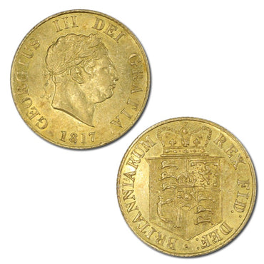 Great Britain 1817 Gold Half Sovereign EF
