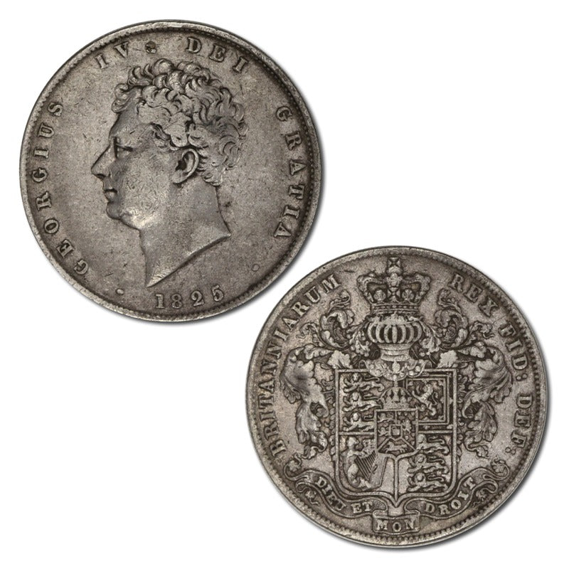 Great Britain 1825 George IV Silver Halfcrown